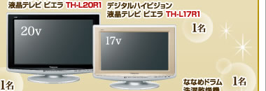 デジタルハイビジョン液晶テレビ　ビエラ TH-L20R1 TH-L17R1