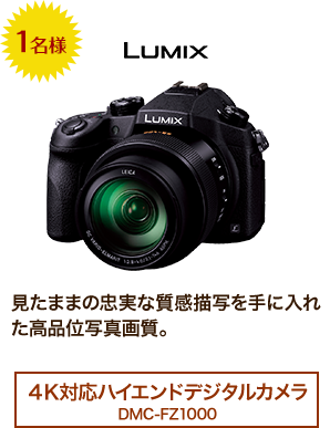 4K対応ハイエンドデジタルカメラ  DMC-FZ1000
